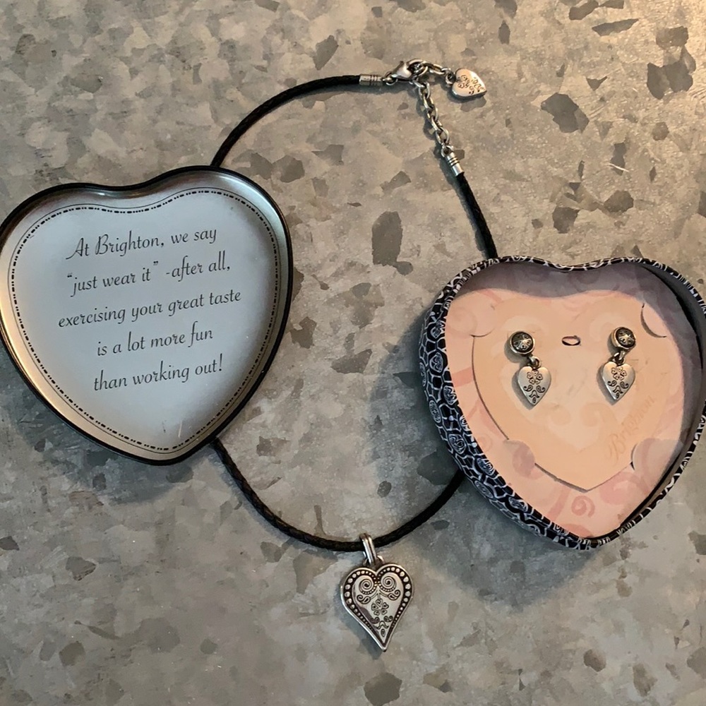 Brighton Heart Necklace and Earrings